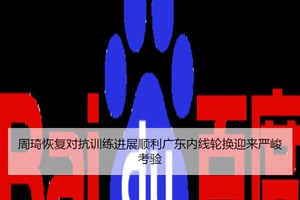 周琦恢复对抗训练进展顺利广东内线轮换迎来严峻考验